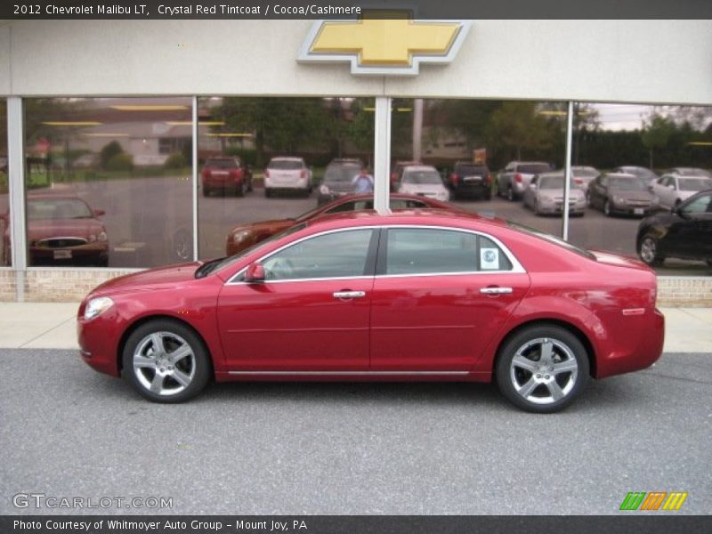 Crystal Red Tintcoat / Cocoa/Cashmere 2012 Chevrolet Malibu LT