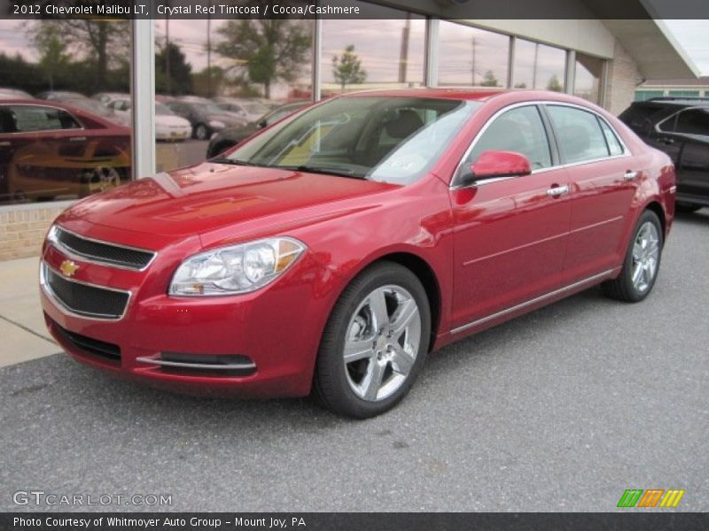 Crystal Red Tintcoat / Cocoa/Cashmere 2012 Chevrolet Malibu LT