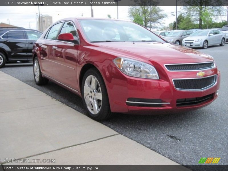 Crystal Red Tintcoat / Cocoa/Cashmere 2012 Chevrolet Malibu LT