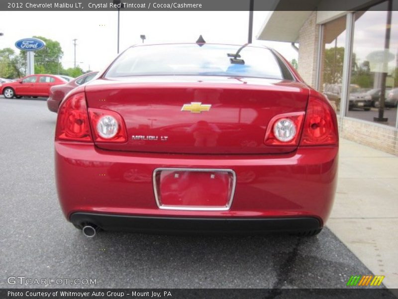 Crystal Red Tintcoat / Cocoa/Cashmere 2012 Chevrolet Malibu LT