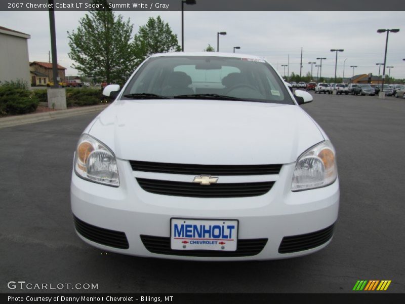 Summit White / Gray 2007 Chevrolet Cobalt LT Sedan