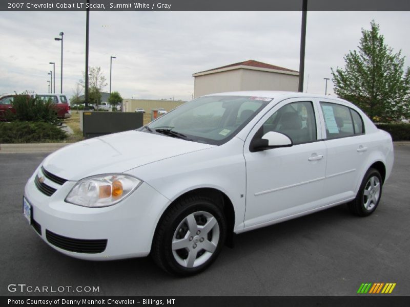 Summit White / Gray 2007 Chevrolet Cobalt LT Sedan