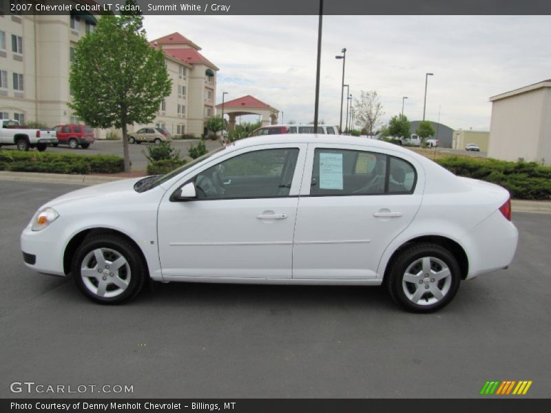 Summit White / Gray 2007 Chevrolet Cobalt LT Sedan
