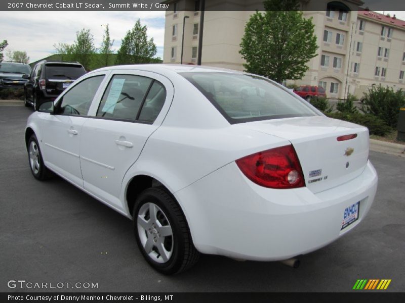 Summit White / Gray 2007 Chevrolet Cobalt LT Sedan