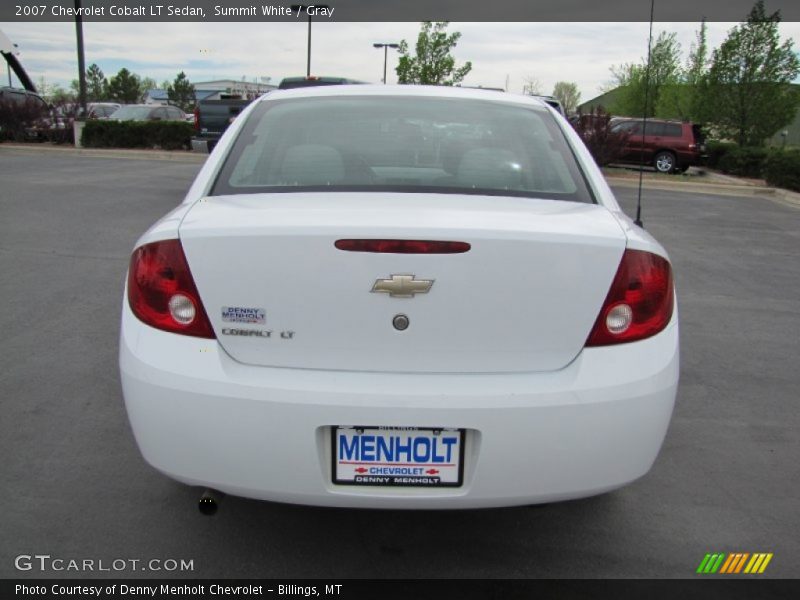 Summit White / Gray 2007 Chevrolet Cobalt LT Sedan