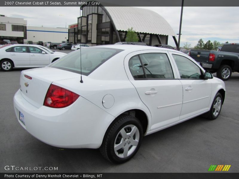 Summit White / Gray 2007 Chevrolet Cobalt LT Sedan
