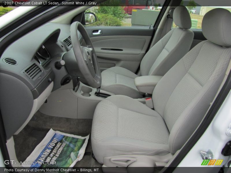 Summit White / Gray 2007 Chevrolet Cobalt LT Sedan