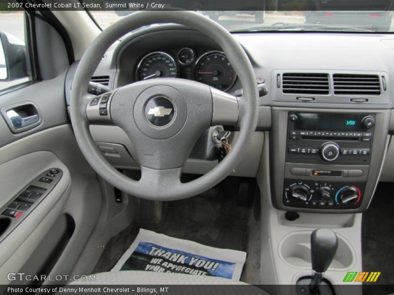 Summit White / Gray 2007 Chevrolet Cobalt LT Sedan