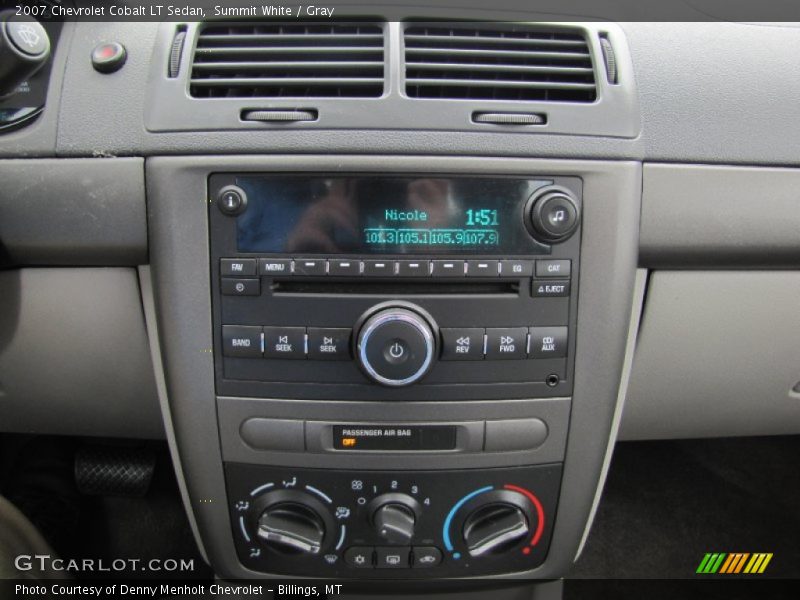 Summit White / Gray 2007 Chevrolet Cobalt LT Sedan