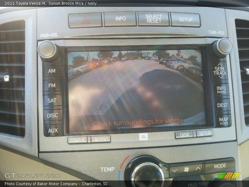 Sunset Bronze Mica / Ivory 2011 Toyota Venza I4