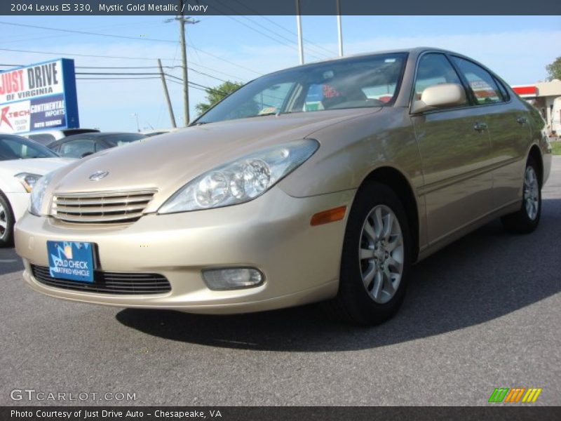 Mystic Gold Metallic / Ivory 2004 Lexus ES 330