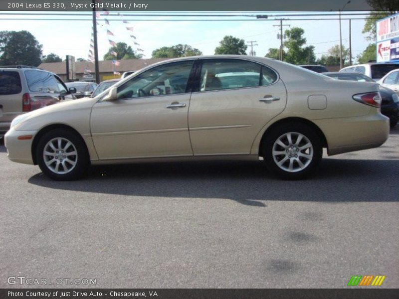 Mystic Gold Metallic / Ivory 2004 Lexus ES 330