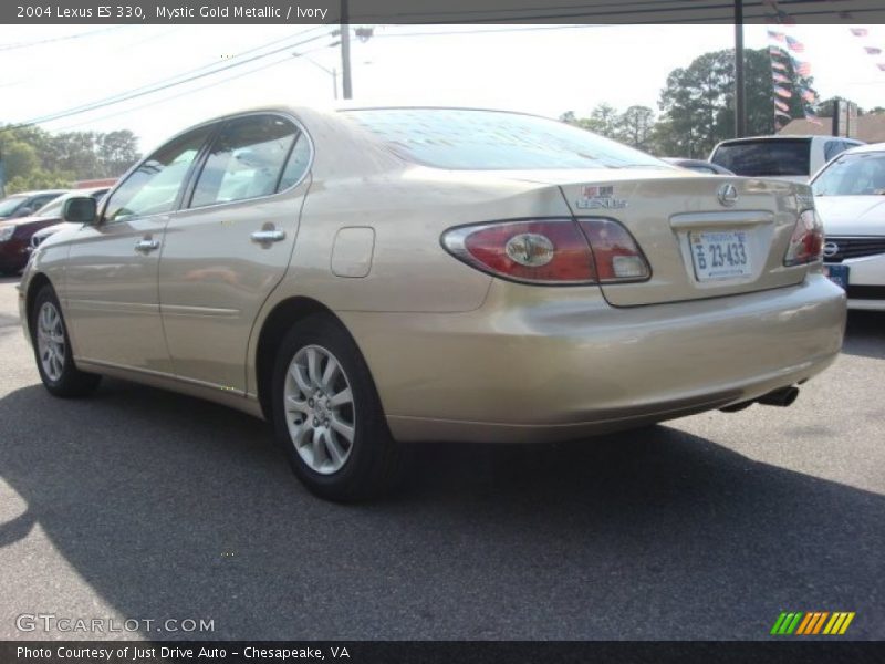 Mystic Gold Metallic / Ivory 2004 Lexus ES 330