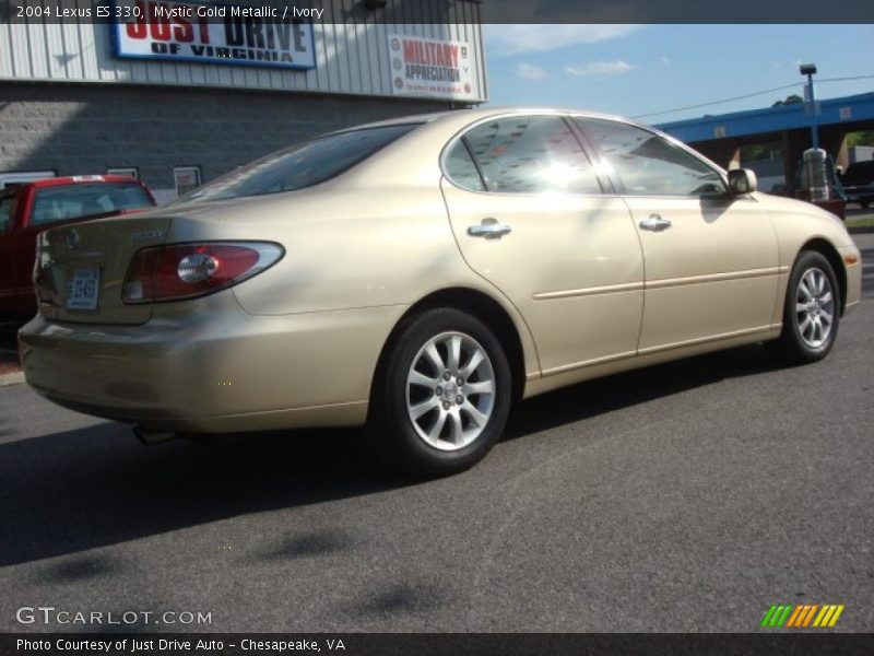 Mystic Gold Metallic / Ivory 2004 Lexus ES 330