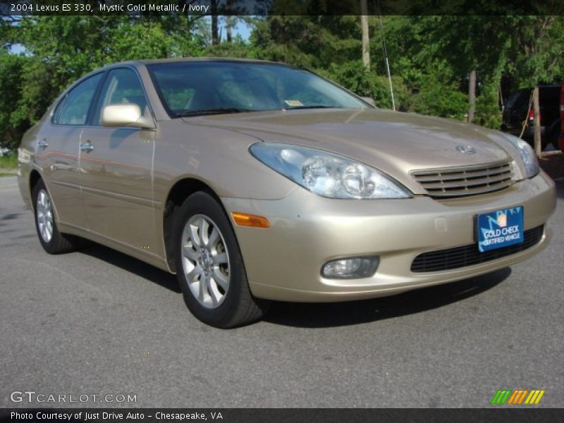Mystic Gold Metallic / Ivory 2004 Lexus ES 330