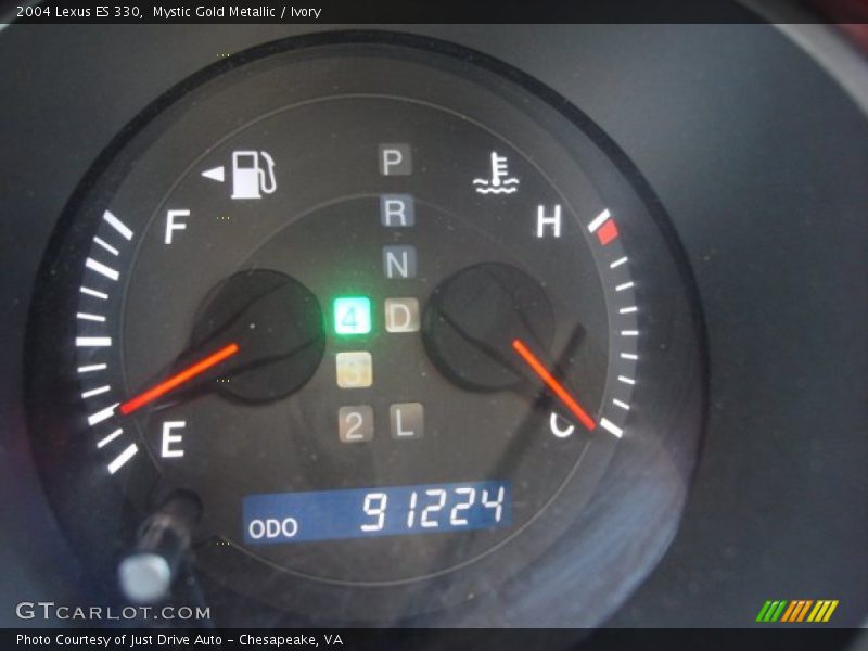 Mystic Gold Metallic / Ivory 2004 Lexus ES 330