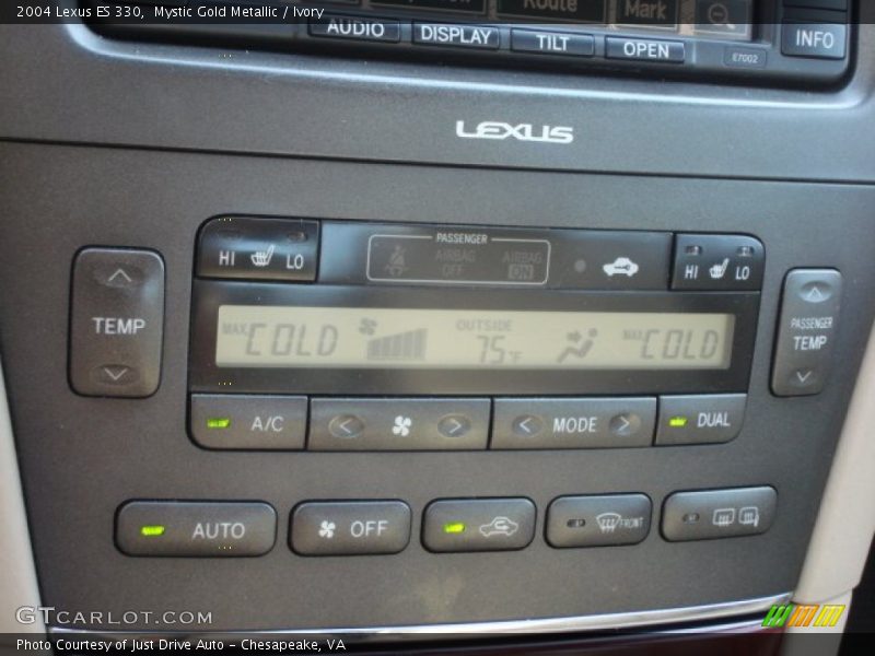 Mystic Gold Metallic / Ivory 2004 Lexus ES 330