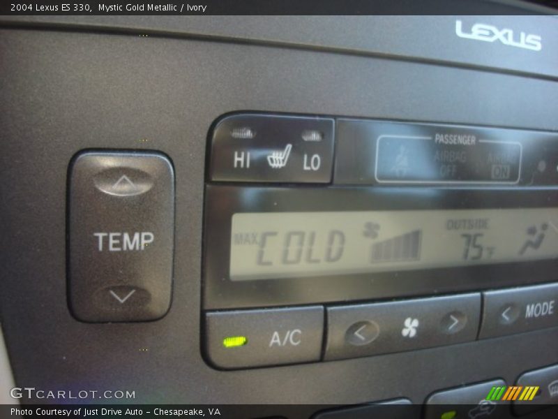 Mystic Gold Metallic / Ivory 2004 Lexus ES 330