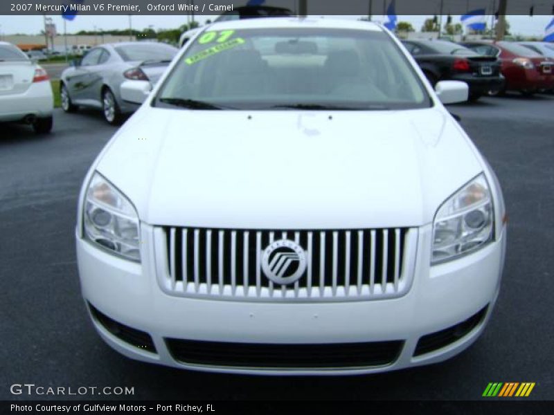 Oxford White / Camel 2007 Mercury Milan V6 Premier