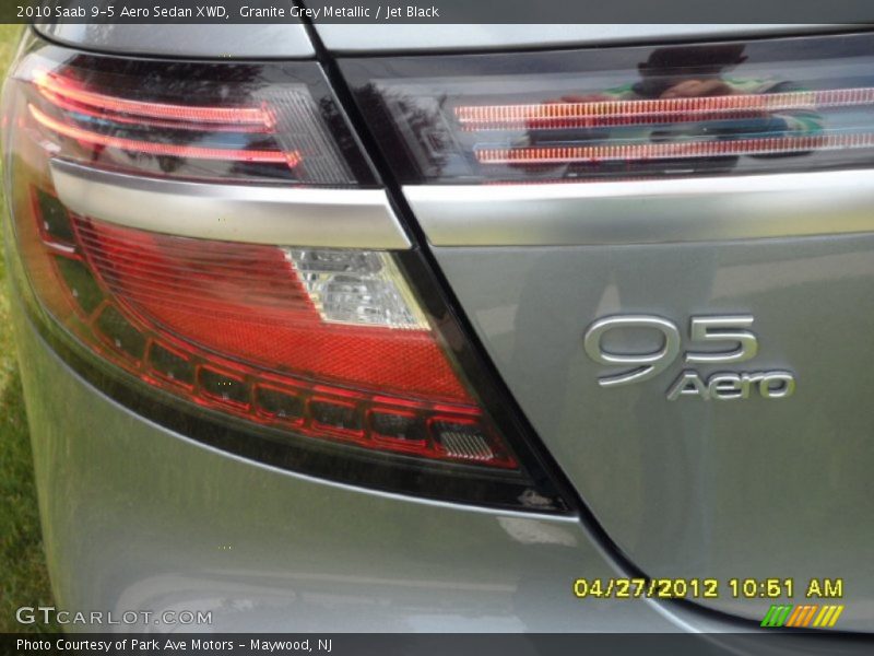 Granite Grey Metallic / Jet Black 2010 Saab 9-5 Aero Sedan XWD