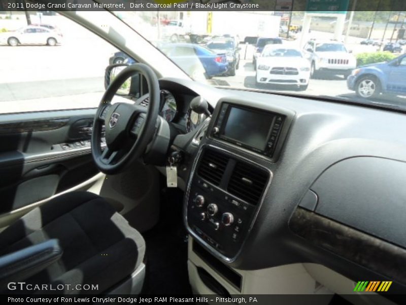 Dark Charcoal Pearl / Black/Light Graystone 2011 Dodge Grand Caravan Mainstreet