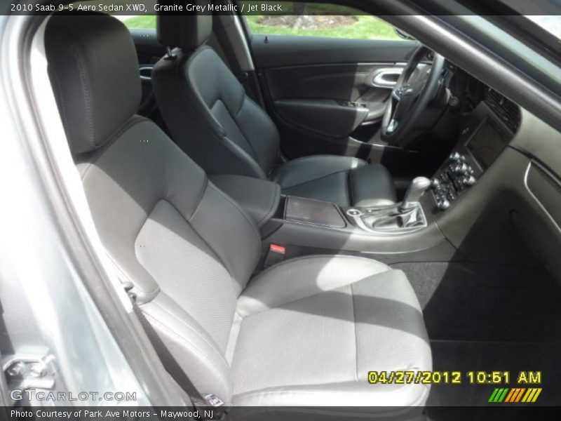 Granite Grey Metallic / Jet Black 2010 Saab 9-5 Aero Sedan XWD