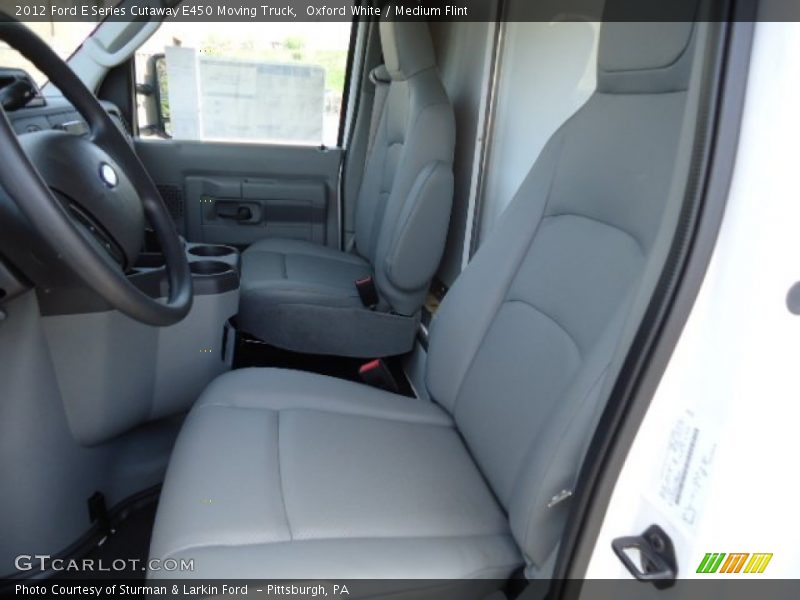 Oxford White / Medium Flint 2012 Ford E Series Cutaway E450 Moving Truck