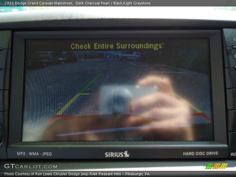 Dark Charcoal Pearl / Black/Light Graystone 2011 Dodge Grand Caravan Mainstreet
