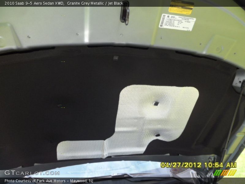 Granite Grey Metallic / Jet Black 2010 Saab 9-5 Aero Sedan XWD