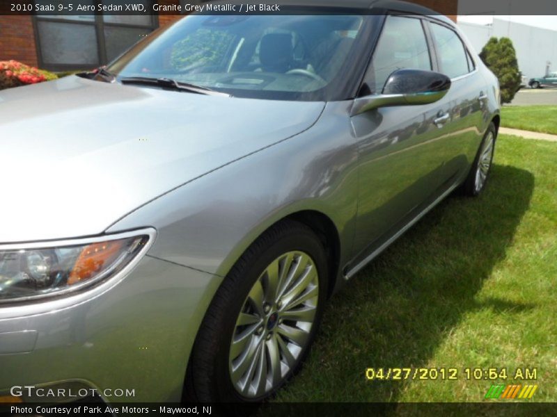 Granite Grey Metallic / Jet Black 2010 Saab 9-5 Aero Sedan XWD