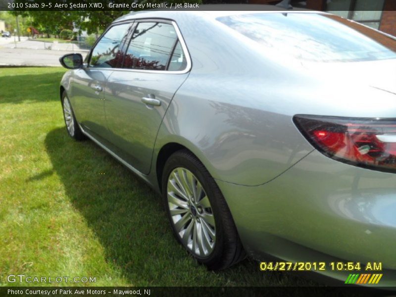 Granite Grey Metallic / Jet Black 2010 Saab 9-5 Aero Sedan XWD