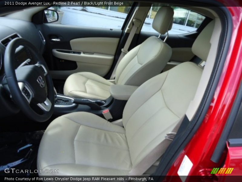 Redline 2 Pearl / Black/Light Frost Beige 2011 Dodge Avenger Lux