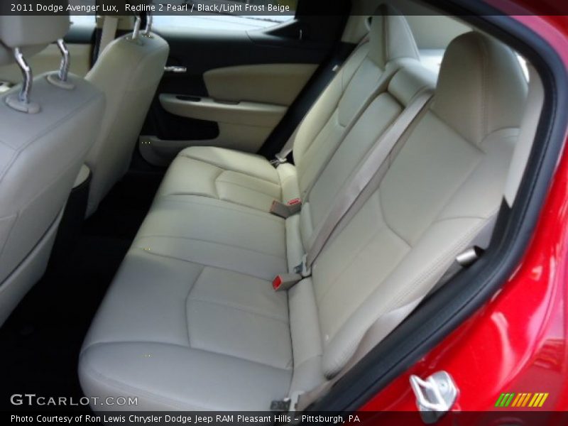 Redline 2 Pearl / Black/Light Frost Beige 2011 Dodge Avenger Lux