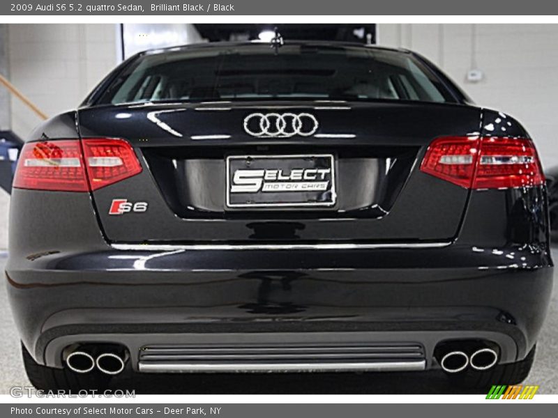 Brilliant Black / Black 2009 Audi S6 5.2 quattro Sedan