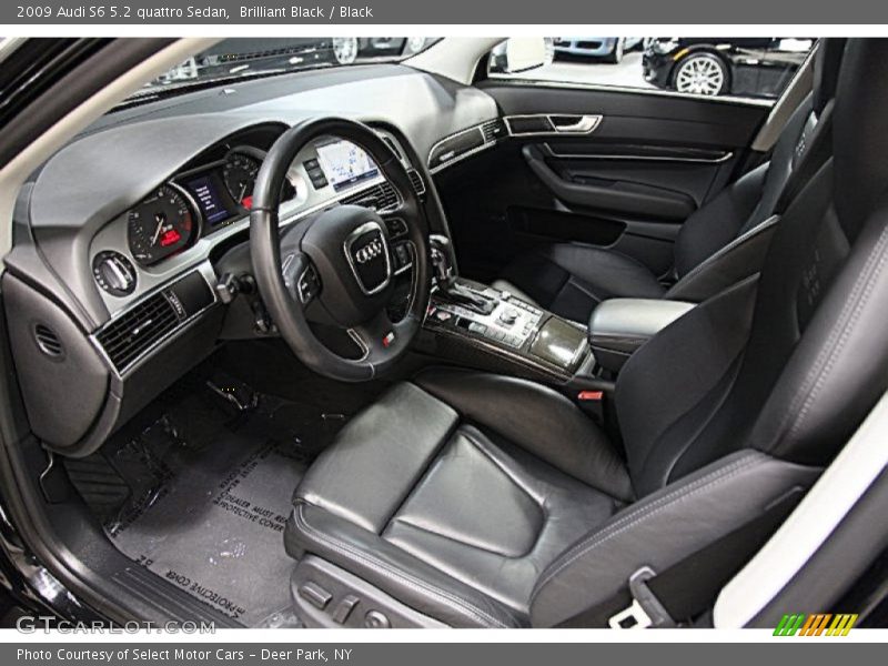 Brilliant Black / Black 2009 Audi S6 5.2 quattro Sedan