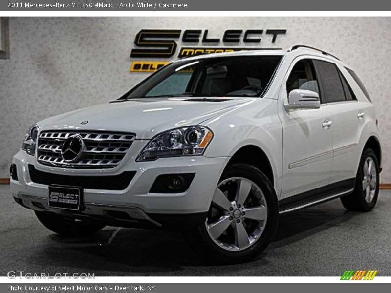 Arctic White / Cashmere 2011 Mercedes-Benz ML 350 4Matic