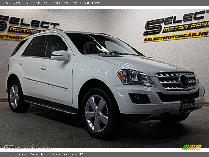 Arctic White / Cashmere 2011 Mercedes-Benz ML 350 4Matic