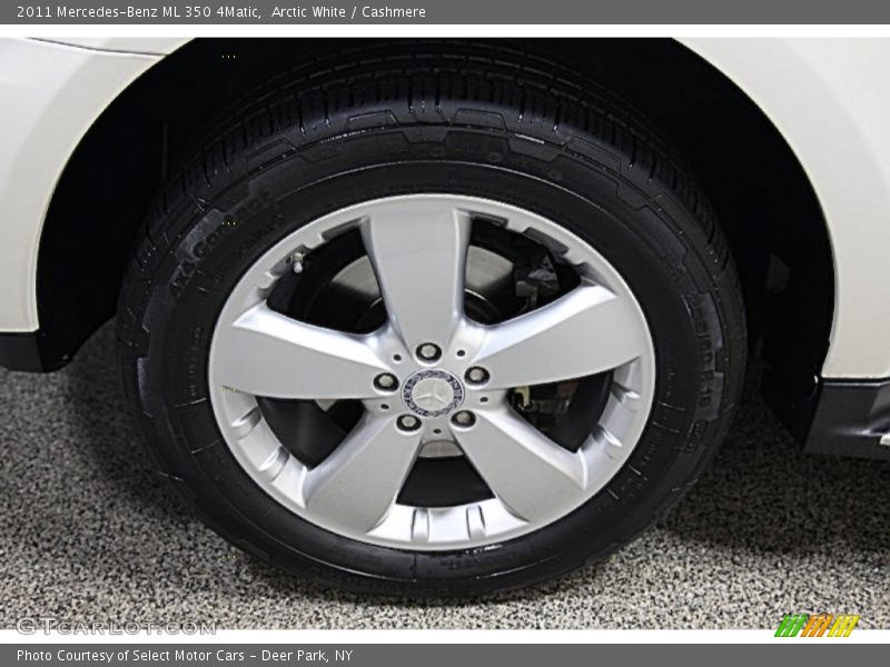 Arctic White / Cashmere 2011 Mercedes-Benz ML 350 4Matic