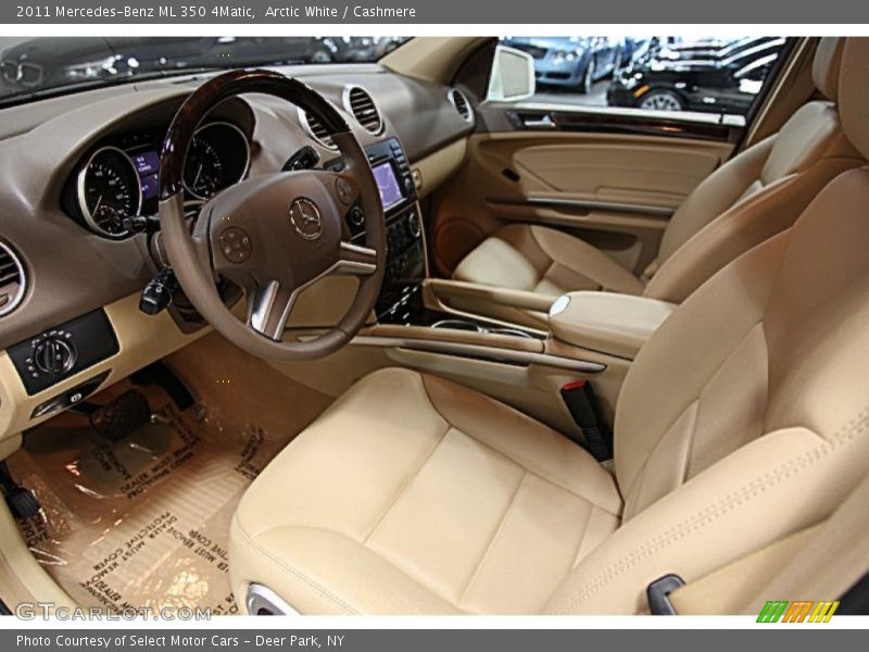 Arctic White / Cashmere 2011 Mercedes-Benz ML 350 4Matic