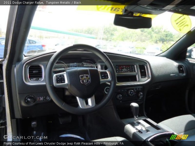 Tungsten Metallic / Black 2011 Dodge Charger Rallye