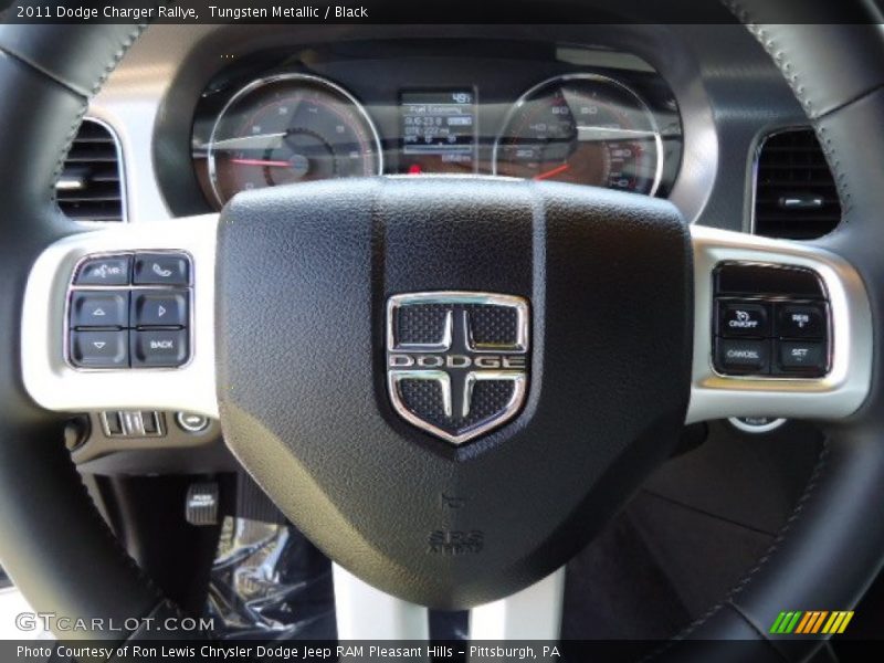 Tungsten Metallic / Black 2011 Dodge Charger Rallye