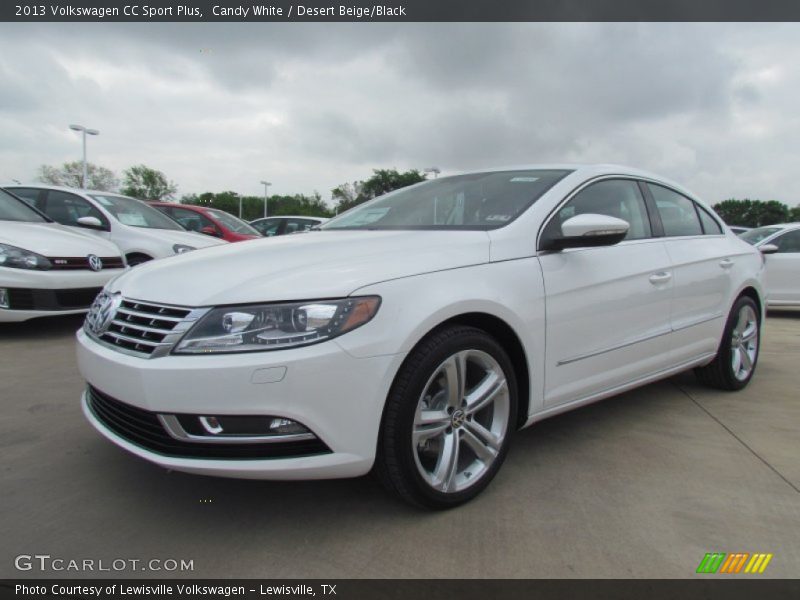 Candy White / Desert Beige/Black 2013 Volkswagen CC Sport Plus