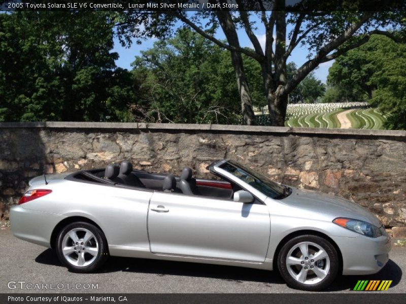 Lunar Mist Silver Metallic / Dark Stone 2005 Toyota Solara SLE V6 Convertible