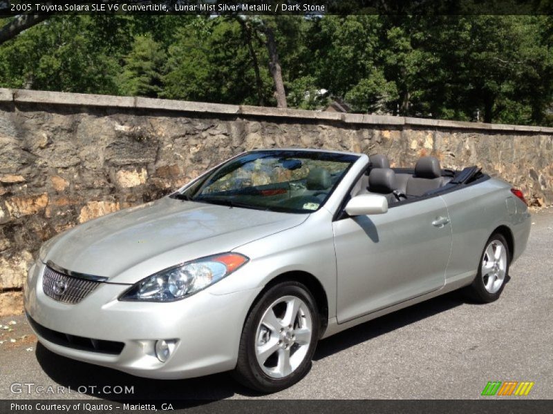 Lunar Mist Silver Metallic / Dark Stone 2005 Toyota Solara SLE V6 Convertible