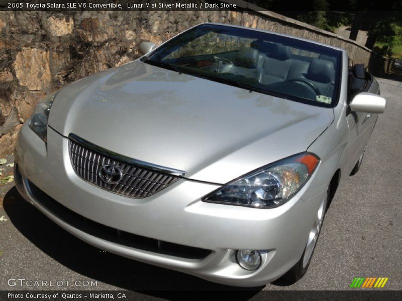 Lunar Mist Silver Metallic / Dark Stone 2005 Toyota Solara SLE V6 Convertible