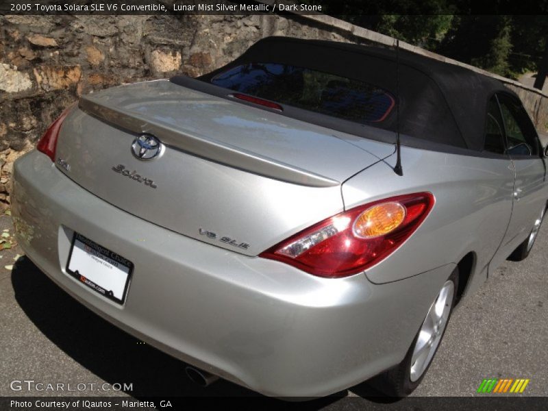 Lunar Mist Silver Metallic / Dark Stone 2005 Toyota Solara SLE V6 Convertible