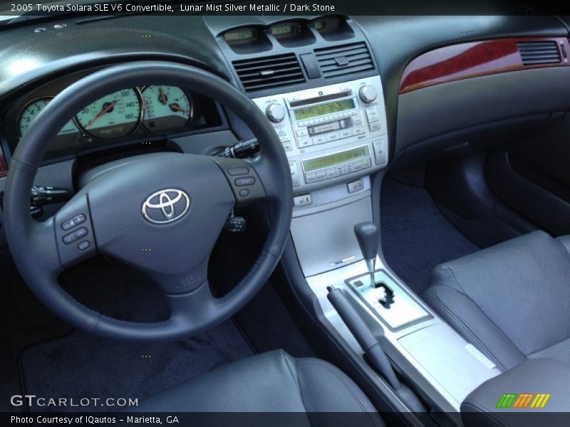 Lunar Mist Silver Metallic / Dark Stone 2005 Toyota Solara SLE V6 Convertible