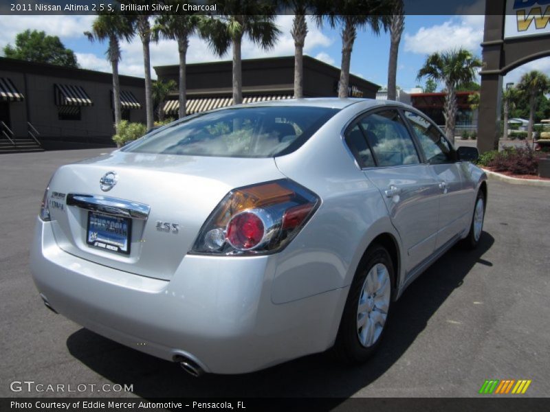 Brilliant Silver / Charcoal 2011 Nissan Altima 2.5 S