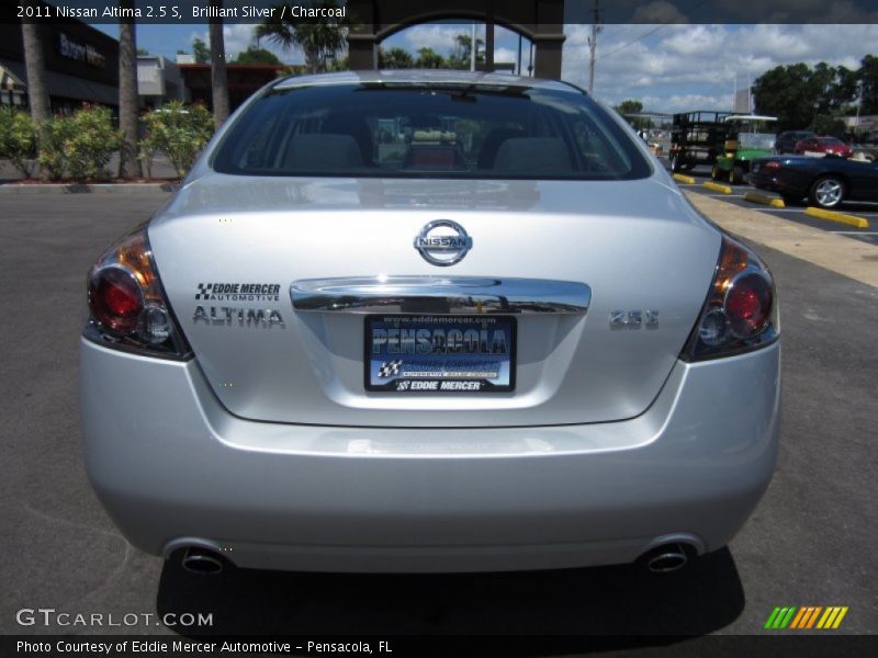 Brilliant Silver / Charcoal 2011 Nissan Altima 2.5 S