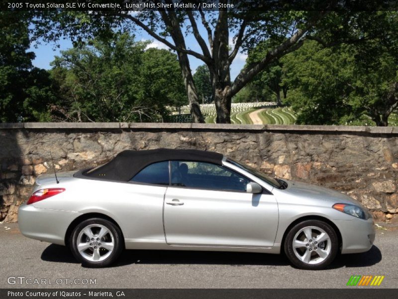 Lunar Mist Silver Metallic / Dark Stone 2005 Toyota Solara SLE V6 Convertible